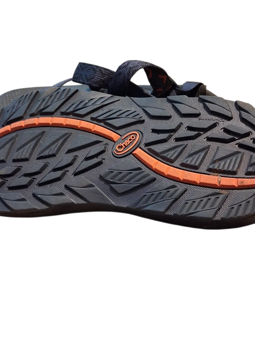 Men's Chaco Z2 Classic Wide Sandal In Stepped Navy 9W Vacation Beach Walking